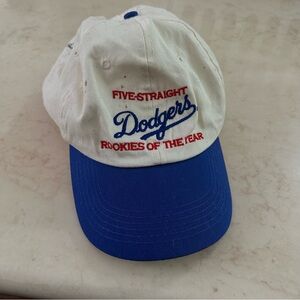 Vintage LA Dodgers Pizza Hut Five Straight Rookies of the Year Hat Cap snapback